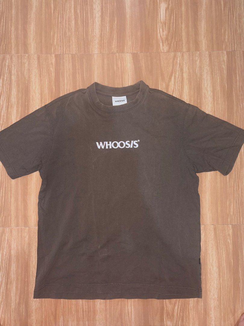 WHOOSIS T-shirt (Category: Tshirts & Polo Shirts ) located in General Santos City (Dadiangas). Submitted by riewaa.hn (Listing ID 1464463078, Image 1). Description: very good condition 10/10 color rate 21x28 dimes no issues.