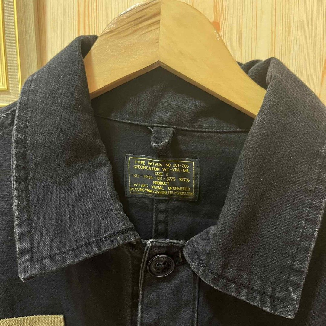 WTAPS "MIKE" Black Utility Jacket (Category: Coats, Jackets and Outerwear) located in Manila. Submitted by almighthrift (Listing ID 1464373524, Image 3). Description: WTAPS Utility Jacket "WTAPS" and "MIKE" patches on chest L28 W20 Slvs24 📍First to pay basis 🚛 Plus Shipping 🚛 J&T or Lalamove 📍SJDM Bulacan.