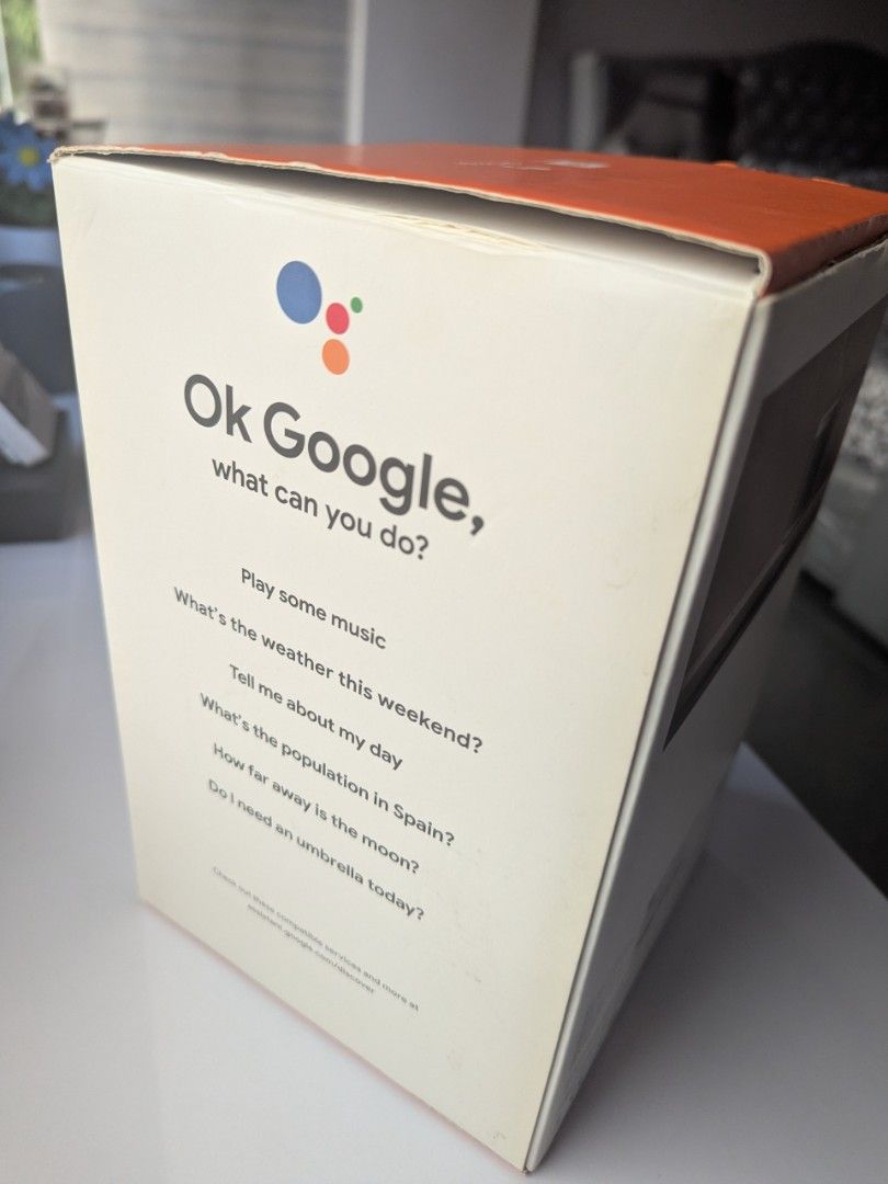 Xiaomi Mi Smart Speaker with Google Assistant (Category: Soundbars, Speakers & Amplifiers) located in Cainta. Submitted by gelocarlos (Listing ID 1464402401, Image 2). Description: - Xiaomi Mi Smart Speaker in sleek white. - Connects to Google Assistant for voice control. - Play music, check weather, and manage smart home devices. - Features powerful sound with DTS professional tuning. - Comes in its original packaging. https://www.mi.com/global/