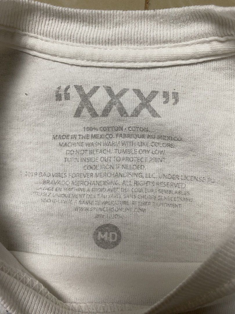 XXXTENTACION (Category: Tshirts & Polo Shirts ) located in Andop. Submitted by maikeygong (Listing ID 1464472374, Image 3). Description: SIZE MEDIUM NO MAJOR ISSUE GOOD CONDITION DIMES 20x28.5.