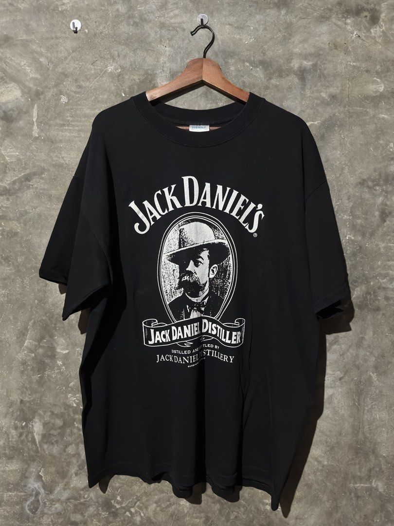 Y2k Black Jack Daniel's Distillery T-Shirt (Category: Tshirts & Polo Shirts ) located in Batangas. Submitted by Treasure.vtg (Listing ID 1464478180, Image 1). Description: - Classic black t-shirt - Features iconic Jack Daniel's Distillery logo - Includes portrait of Mr. Jack - Comfortable fit for everyday wear - Ideal for any Jack Daniel's fan -M&O Knits XL.