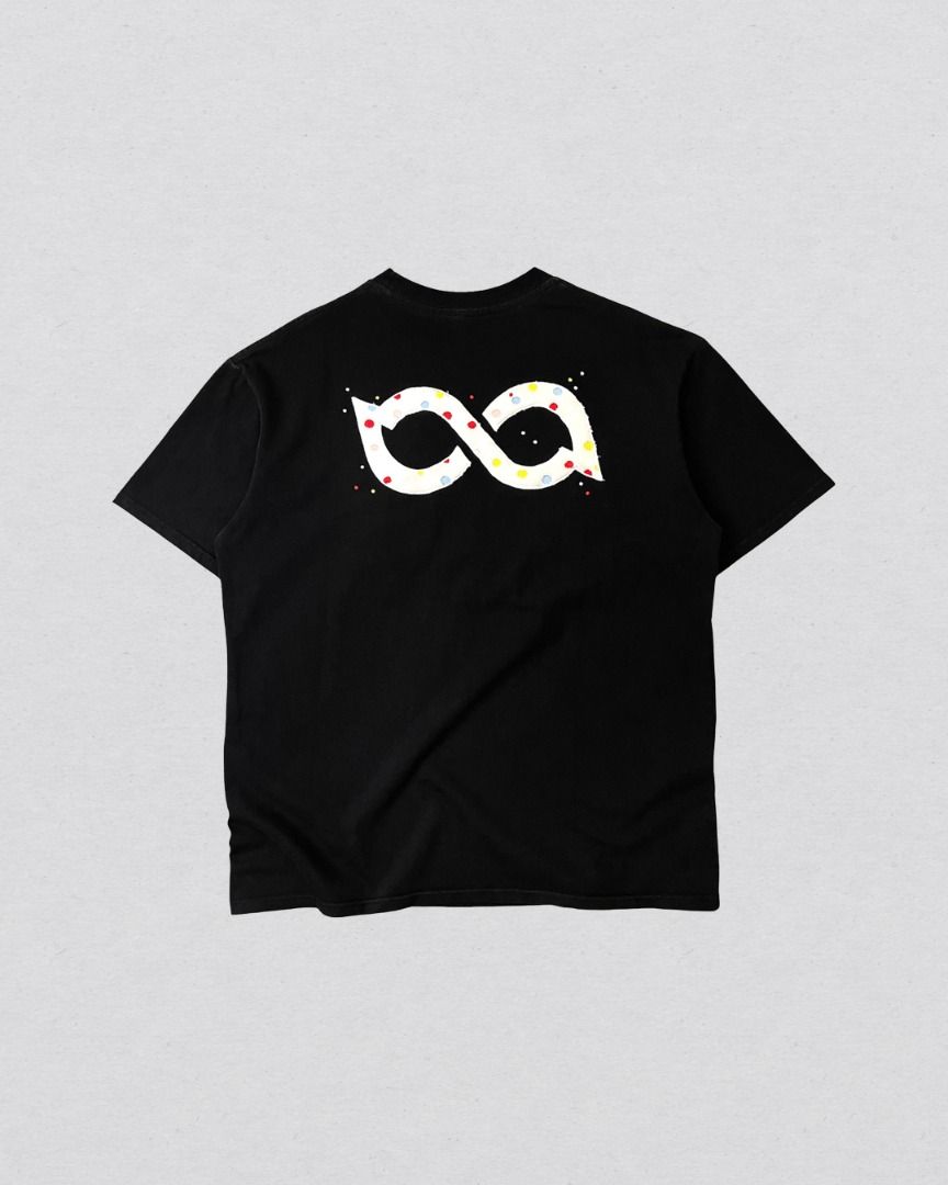 Y2k Infinite Loop Oversized tee shirt (Category: Tshirts & Polo Shirts ) located in Cabanatuan. Submitted by argarments.ph (Listing ID 1464469224, Image 2). Description: Tagged: fits Large Width 23" | Length 29" Condition: Good condition Issue(s): Pinhole. see photos.