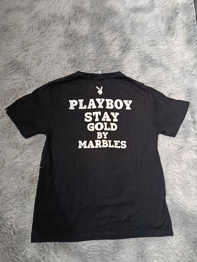 Y2k Marbles X Playboy (Category: Shirts) located in Quezon City. Submitted by tedthrift (Listing ID 1464390865, Image 2). Description: excellent condition no issue all details are posted dimes 24.5/17 from thriftstore.