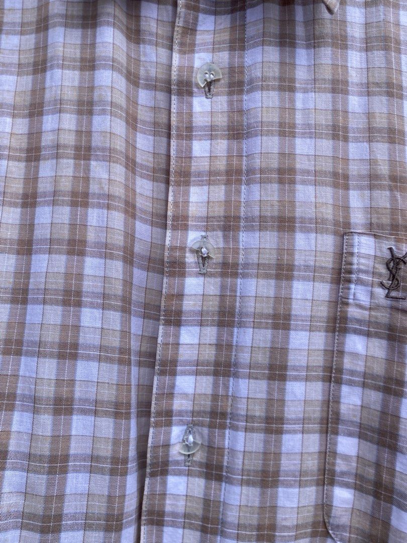 YSL (Category: Tshirts & Polo Shirts ) located in Cotabato. Submitted by chaowie (Listing ID 1464423804, Image 3). Description: Hearing offers Issue: Small stain then broken Buttons after washing. Price is negotiable and im still hearing offers.