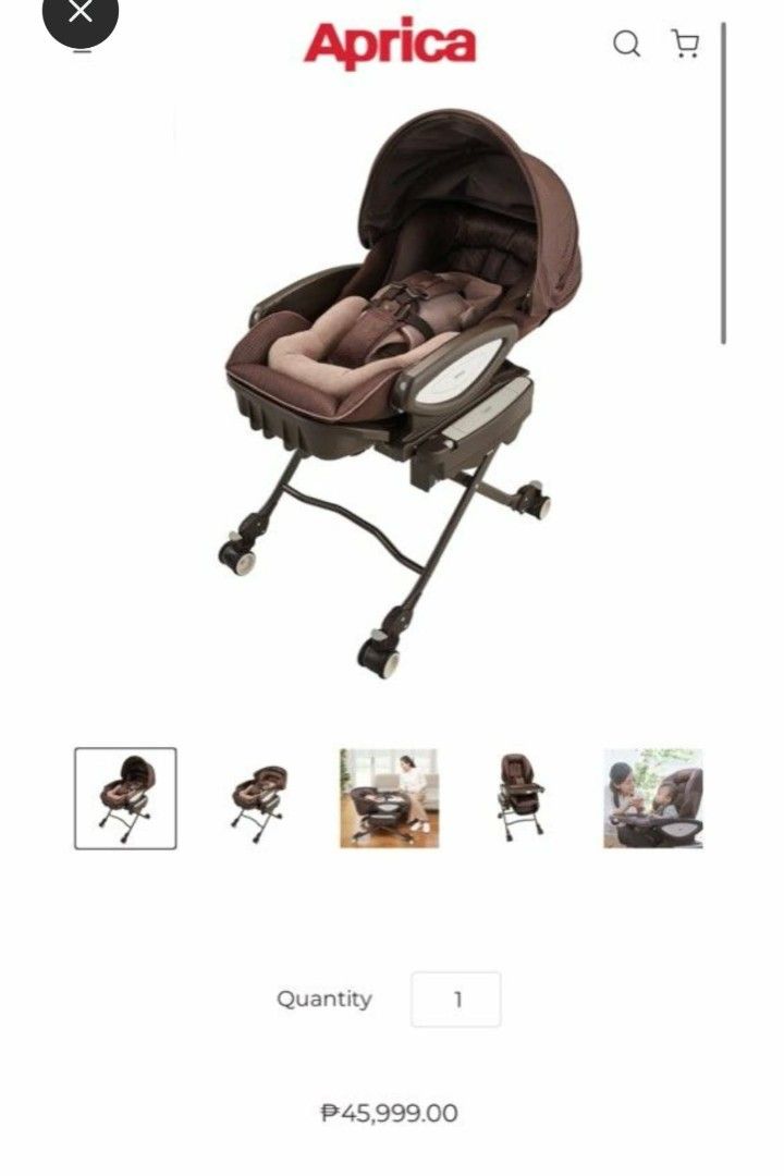 Electric Swing (Category: Other Kids Furniture) located in Angeles City. Submitted by sej_yuen (Listing ID 1464519438, Image 1). Description: Aprica Philippines Yuralism Auto Premium Aprica Online Store Original price ₱45,999.00 Selling only for 27,000 (negotiable for sure buyer interested) No Issue 🚫 What you see in pics is what you get 😊 UV-canopy that blocks light to 99.9% 4 sleep inducing atmospheres—no canopy or net in the morning, with ca