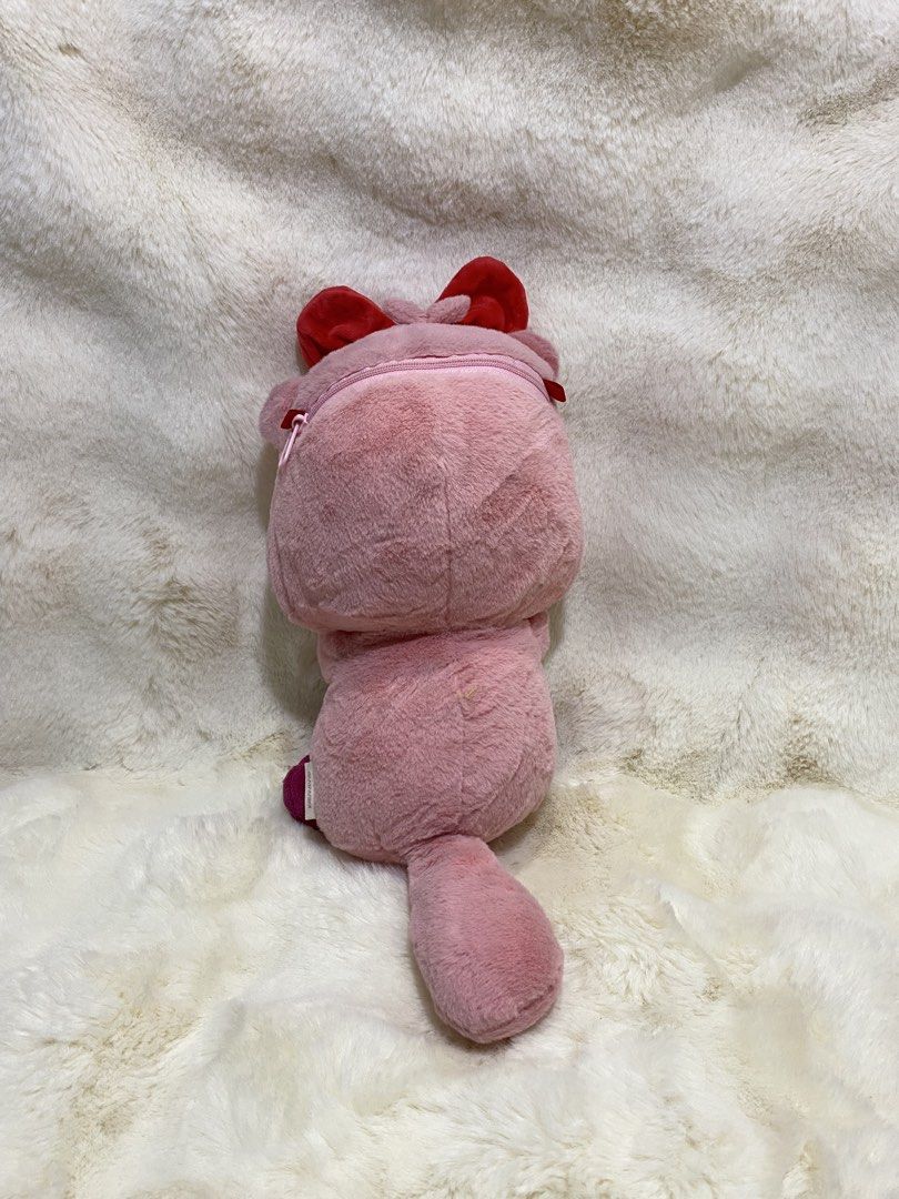 Zanmang Loopy in red bow plush pouch (Category: Plushies & Soft Toys) located in Kalibo. Submitted by ollie_stuffshop (Listing ID 1464360394, Image 3). Description: 28.5cm x 14.5cm Before you send your inquiries: ❗️Last Price is already posted ❗️Manage your expectations, WYSIWYG ❗️May need washing ❗️Dropoff is every Wednesday & Sunday.