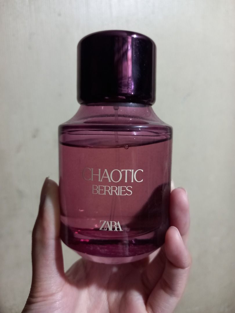Zara Chaotic Berries 100ml 80% remaining (Category: Fragrance & Deodorants) located in Manila. Submitted by veemimi (Listing ID 1464398023, Image 1). Description: Zara Chaotic Berries Perfume (80% juice level remaining/no box) Payment via cash meet up at McDo DLSU Taft, Gil Puyat LRT, Watsons SM Mall of Asia, LRT Pedro Gil, LRT Taft, MRT Ayala, Cash and Carry. Thank you!.