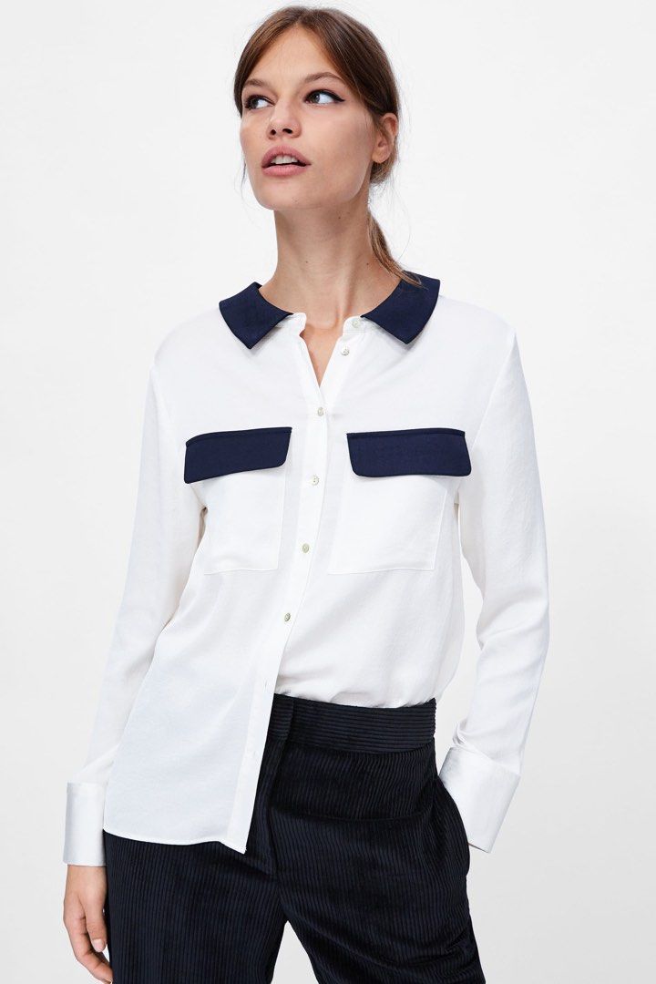 ZARA COLOR BLOCK LONGSLEEVE SMALL (Category: Longsleeves) located in Paranaque City. Submitted by brandedlab (Listing ID 1464401731, Image 1). Description: .
