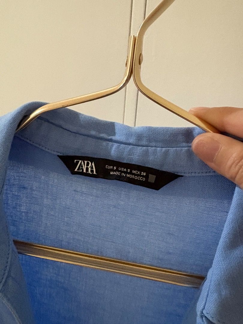 Zara Dress (Category: Dresses) located in Quezon City. Submitted by icecreammonster (Listing ID 1464361781, Image 2). Description: Zara Linen Dress Size Small but fits S-M.
