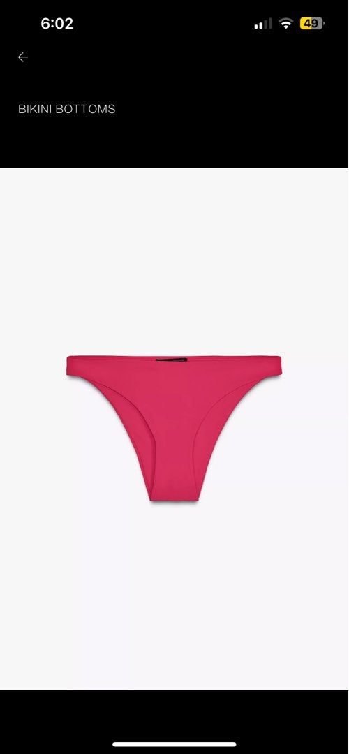 Zara Pink Triangular Bikini Top and Bottoms Set (Category: Bikinis & Swimsuits) located in Caloocan City. Submitted by ann_in_declutter (Listing ID 1464408998, Image 2). Description: 550 for two ‼️ Used only once and still in good condition Will send real pic once interested.