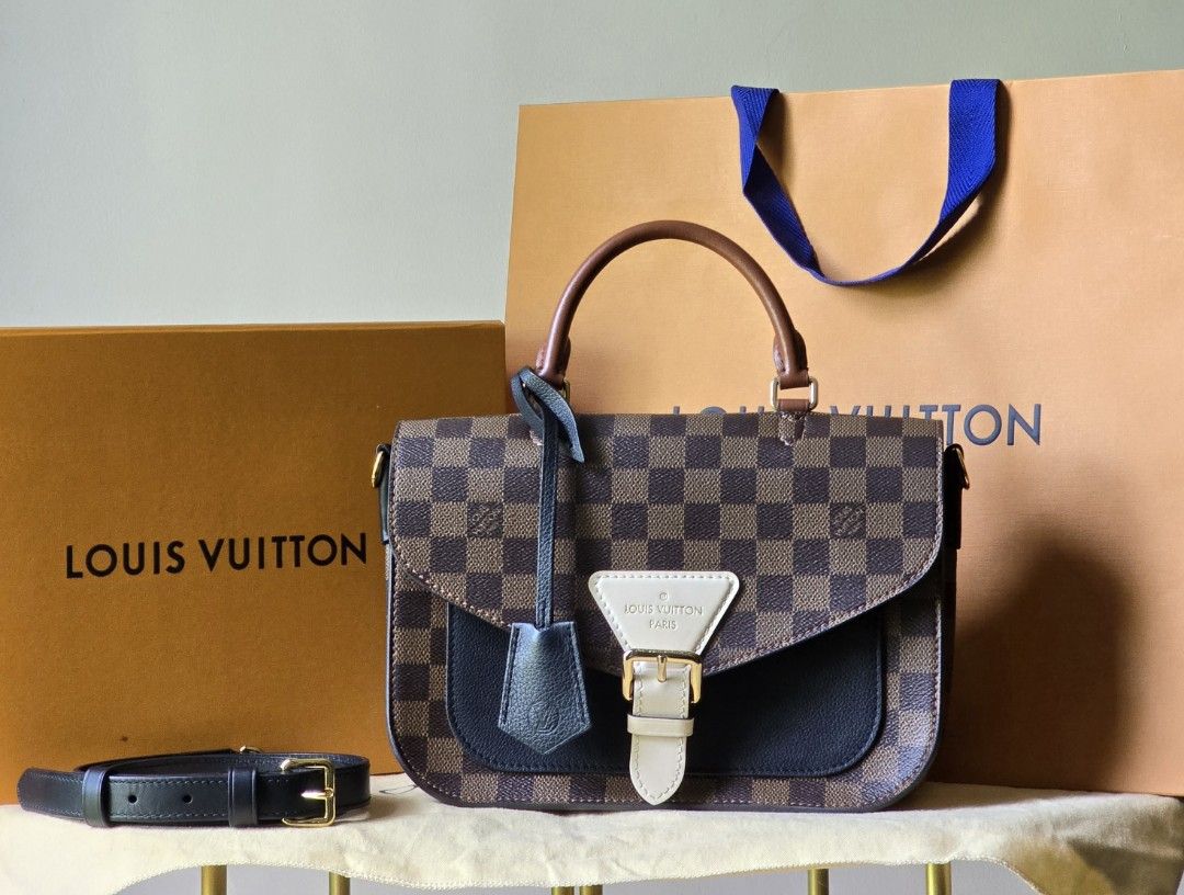 100% Authentic Louis Vuitton Beaumarchais Damier Ebene (Category: Luxury Bags & Wallets) located in Cebu City. Submitted by anythingunderthesun0211 (Listing ID 1464571338, Image 1). Description: complete inclusions with RECEIPT and Entrupy Certificate.