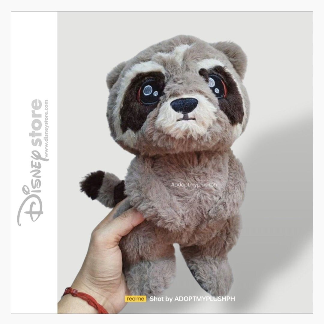 11" Marvel GOTG Vol. 3, Baby Rocket Poseable Plush (Category: Plushies & Soft Toys) located in Taguig. Submitted by adopt.my.plush.ph (Listing ID 1464618214, Image 1). Description: Marvel Guardians of the Galaxy Vol. 3 Baby Rocket Plush from the Disney Store Marvel's scrappy mercenary was roaming the stars seeking adventure before joining the Guardians of the Galaxy. Land Rocket at your own home base with this soft, furry plush toy. Size: 11 inch