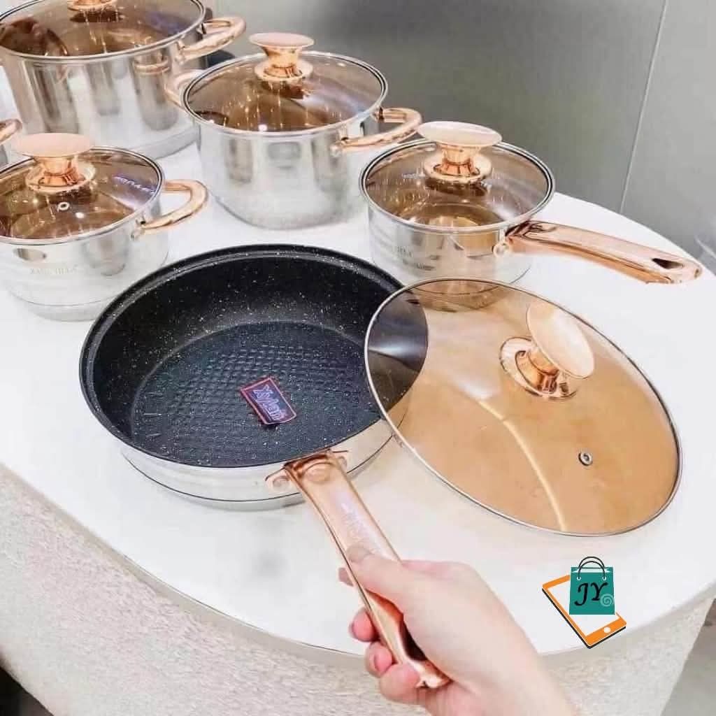 12pcs Cookware Set (Category: Cookware & Accessories) located in Manila. Submitted by aratrgrs (Listing ID 1464581287, Image 2). Description: Same day delivery within metro manila Courier: Lalamove Mode of Payment: CASH ON DELIVERY GCASH BANK TRANSFER Pm for inquiries! Happy Shopping & God bless..