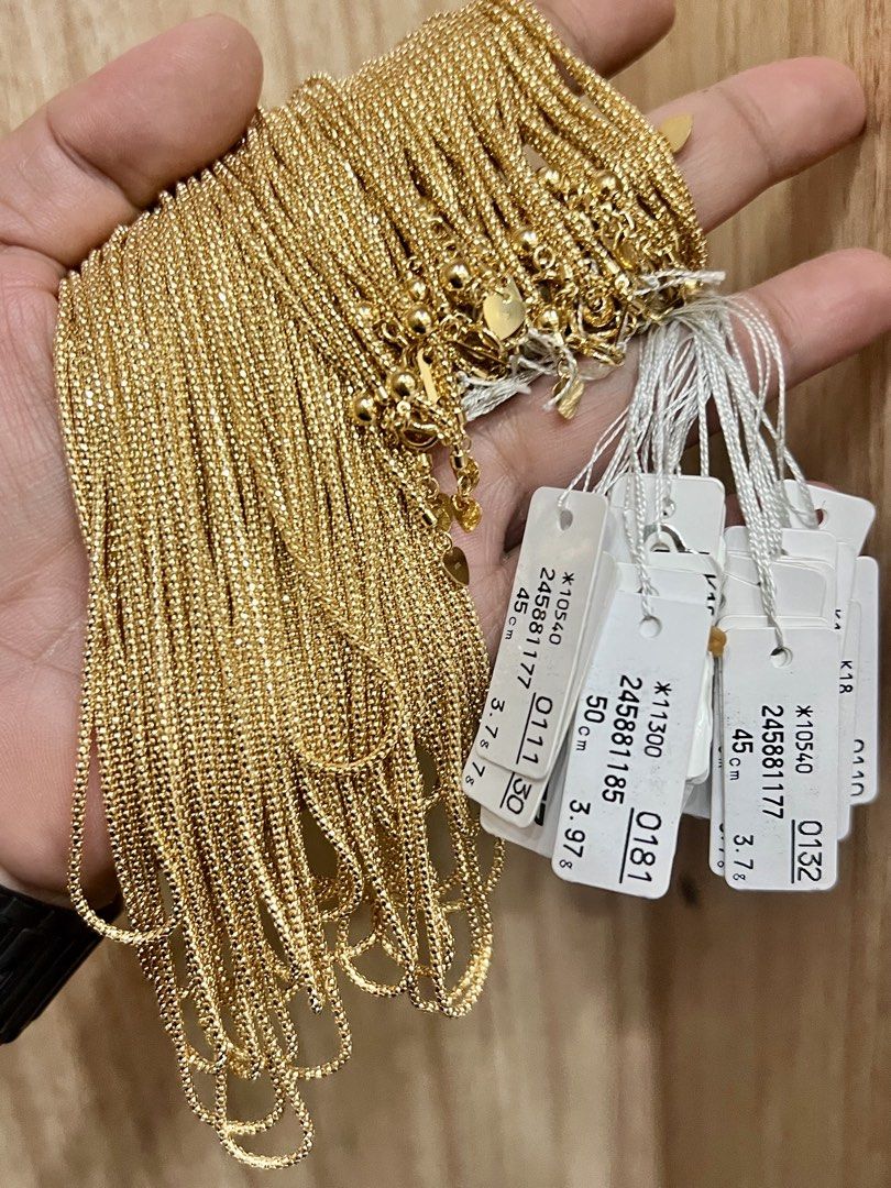 18k japan slidder (Category: Necklaces) located in Manila. Submitted by mightystone_77b719 (Listing ID 1464665375, Image 1). Description: .
