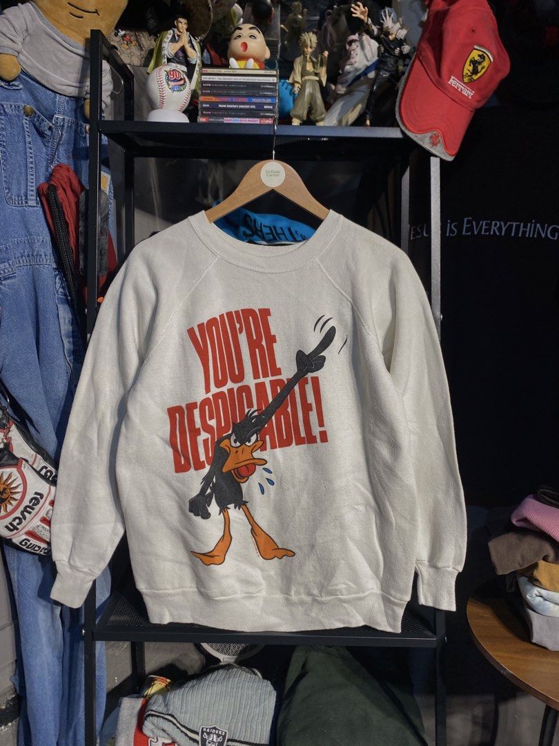 1997 LOONEY TUNES CREWNECK (Category: Coats, Jackets and Outerwear) located in San Pablo. Submitted by genesisllo24149 (Listing ID 1464731275, Image 2). Description: 1997 LOONEY TUNES CREWNECL LENGTH -> 26 WIDTH -> 20 ISSUE -> MINIMAL LINTS | CUTTAG CONDITION -> GOOD DM TO PURCHASE 📥 DISCLAIMER: - Please manage your expectations, posted items are preloved, used & thrifted -Actual color may vary due to lighting -Flaker will be posted.