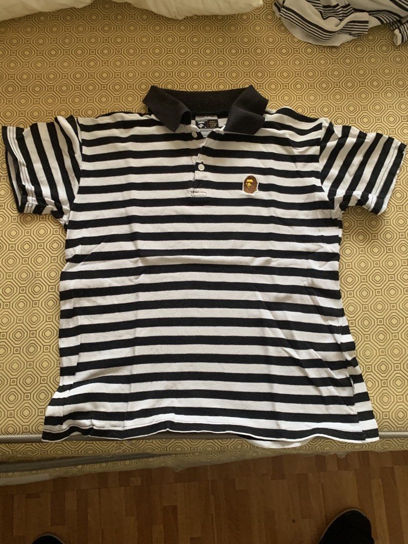 2000’s bathing ape polo shirt (Category: Formal Shirts) located in Davao. Submitted by oplangtungyang (Listing ID 1464605015, Image 1). Description: width: 19” length: 23” no issue ₱1,200shipped or offer add sf.