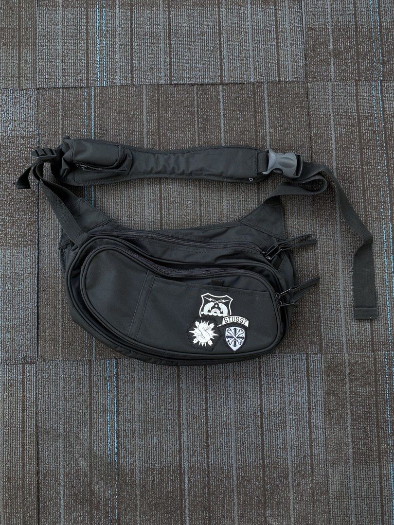 2000s Stussy One-Shoulder Bag (Category: Luxury Bags & Wallets) located in Taguig. Submitted by offther4ck (Listing ID 1464637359, Image 1). Description: - No issue ( Brandnew Condition ) - Adjustable Strap - Complete Tags - Zippers are working smoothly.