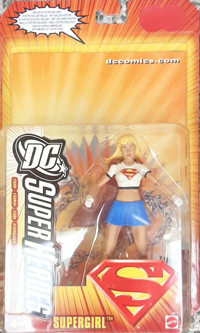2006 Mattel DC Super Heroes 7-inch Action Figures (Category: Action & Battle Toys) located in Liloan. Submitted by angelyneroberts_171329 (Listing ID 1464705734, Image 3). Description: FOR SALE 2006 Mattel DC Super Heroes 7-inch Action Figures DESCRIPTION : - Bizarro from the Select Sculpt Series / Wave 3, featuring a gray-skinned, blue-suited look with a backwards "S" shield. - Supergirl wearing her white mid-riff top and blue skirt comic-accura