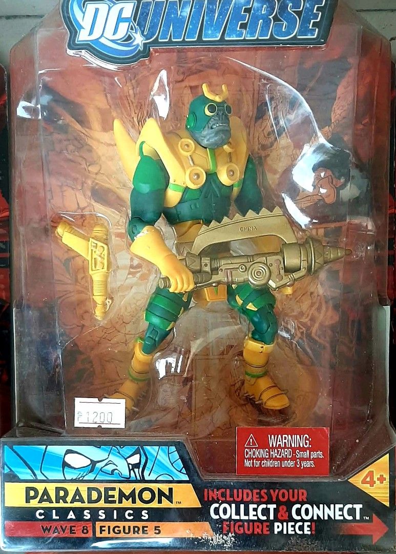 2008 Mattel DC Universe Classics Giganta Wave Action Figures (Category: Action & Battle Toys) located in Liloan. Submitted by angelyneroberts_171329 (Listing ID 1464579425, Image 3). Description: FOR SALE 2008 Mattel DC Universe Classics Giganta Wave Action Figures DESCRIPTION : - Figures included Parademon (Wave 5) Parademon Yellow/Green variant (Wave 5) Black Vulcan (Wave 8) Hawkgirl (Wave 7) Gentleman Ghost (Wave 8) Commander Steel (Wave 8) Dr