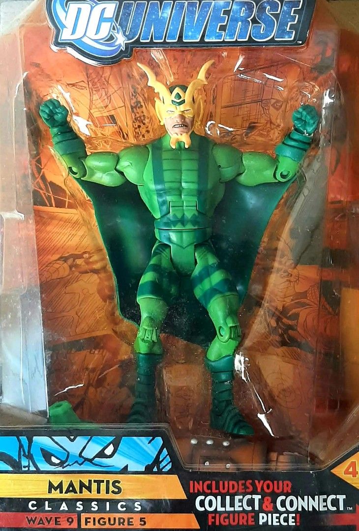 2009 Mattel DC Universe Classics Wave 9 (Chemo Series) Action Figures (Category: Action & Battle Toys) located in Liloan. Submitted by angelyneroberts_171329 (Listing ID 1464576381, Image 2). Description: FOR SALE 2009 Mattel DC Universe Classics Wave 9 (Chemo Series) Action Figures DESCRIPTION : - Figures included Mantis (Robot Variant) Deadshot Booster Gold Black Canary Wildcat Green Arrow Black Adam Mantis (Human Variant) CONDITION : - 10/10, 