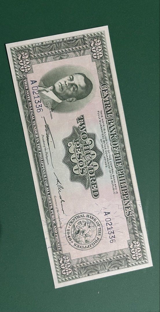 200p - English Series - A021336 (Category: Currency) located in Makati City. Submitted by rpm0704 (Listing ID 1464710599, Image 1). Description: .