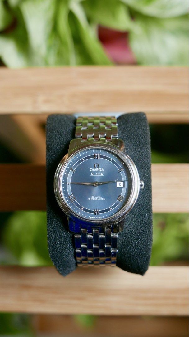 2016 Omega De Ville Blue (Category: Luxury Watches) located in Quezon City. Submitted by autotimesales (Listing ID 1464703700, Image 1). Description: 2016 Omega DeVille Blue Reference: 4210372003002 Case Diameter: 37mm Complete Set Foreign AD.