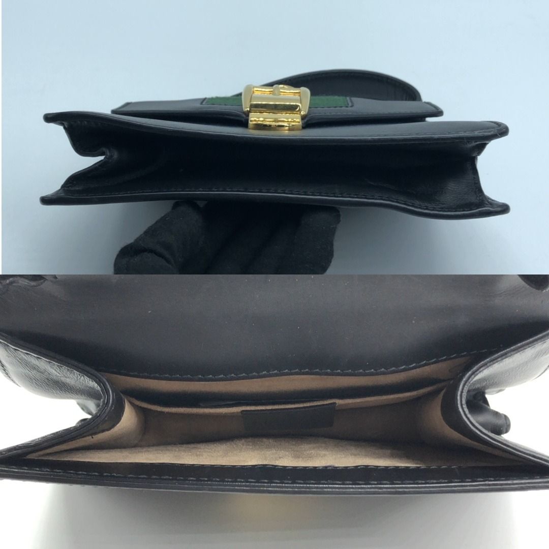 267009462 GUCCI BAG SYLVIE 470270 MINI TOP HANDLE MISSING STRAP (Category: Luxury Bags & Wallets) located in Taguig. Submitted by ecoring.ph (Listing ID 1464589027, Image 3). Description: ◆CONDITION: B- ◆DESCRIPTIONS: (Other defects/info:) OUTER: The body of the bag is scratched, scuffed, stained, dirty, wrinkled, and deformed, has press marks, and shows signs of use. The bottom and bottom corners of the bag are scratched, scuffed, stained, dirty