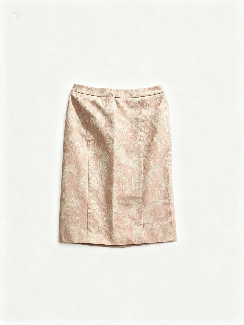 3.1 PHILIPP LIM (Category: Skirts) located in Davao. Submitted by sart0ria85 (Listing ID 1464643635, Image 1). Description: A small size pencil skirt in shellnut pink with embossed baroque style imprints. Derails are removed. SMALL. Size 2-4 EXCELLENT CONDITION (94/100) No issues..