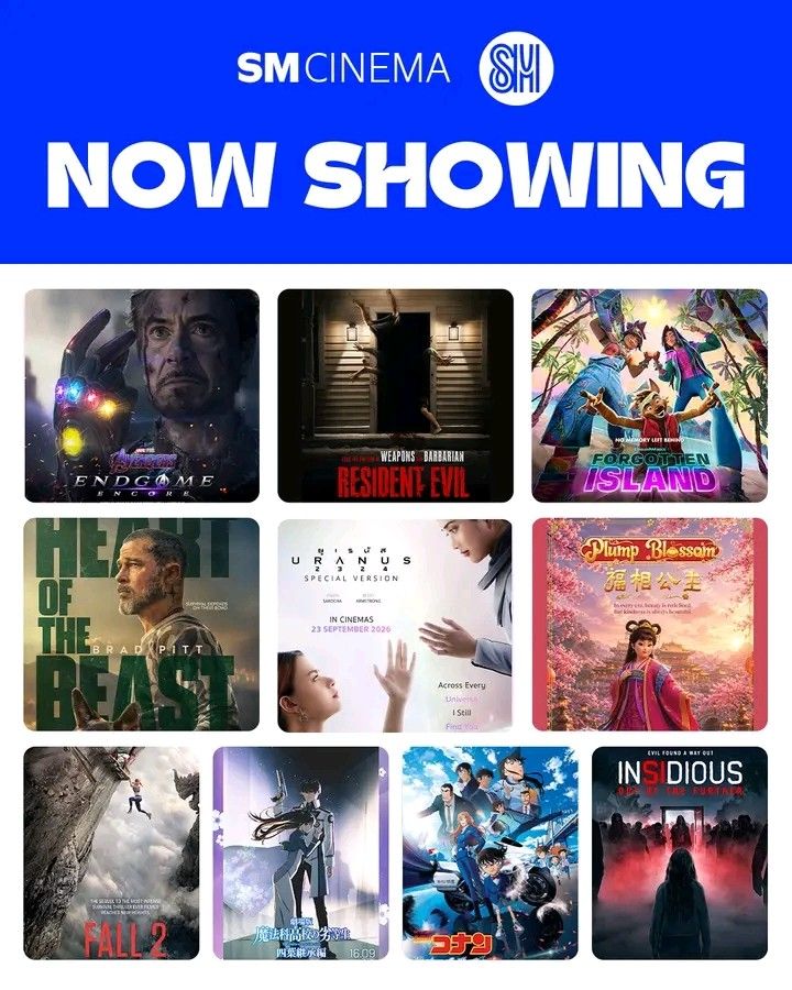 50% OFF SM CINEMA TICKET (ANY BRANCH) (Category: Events Tickets) located in Manila. Submitted by slypof (Listing ID 1464700832, Image 2). Description: Planning a movie night? 🍿 Get your SM Cinema tickets at 50% OFF! 🎟️ Available screens: • Regular Cinema • Director’s Club • ScreenX • IMAX 🍿 50% OFF also applies to selected food & drinks! 📌 Example: Regular Ticket — ₱400 50% OFF — ₱200 💰 You save ₱200! ✨ Advance booking available 📅 Book ahea