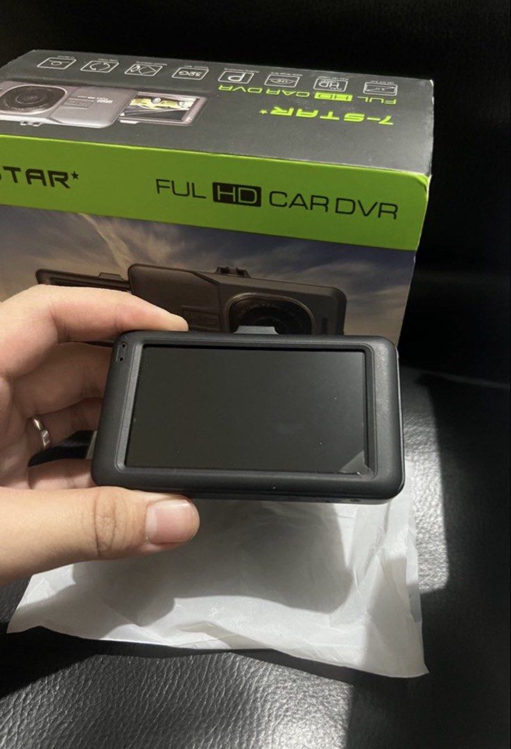 7-STAR FUll HD 1080P Car DVR Dashcam (Category: Audio, Video, Alarm and other Electronic Accessories) located in Manila. Submitted by honey.001 (Listing ID 1464684709, Image 3). Description: ⭐️Price is negotiable - 7-Star Full HD Car DVR - Records in crystal clear 1080P resolution - Wide angle lens for maximum coverage - All necessary cables included - Comes in original packaging - Essential for your car’s safety and security.