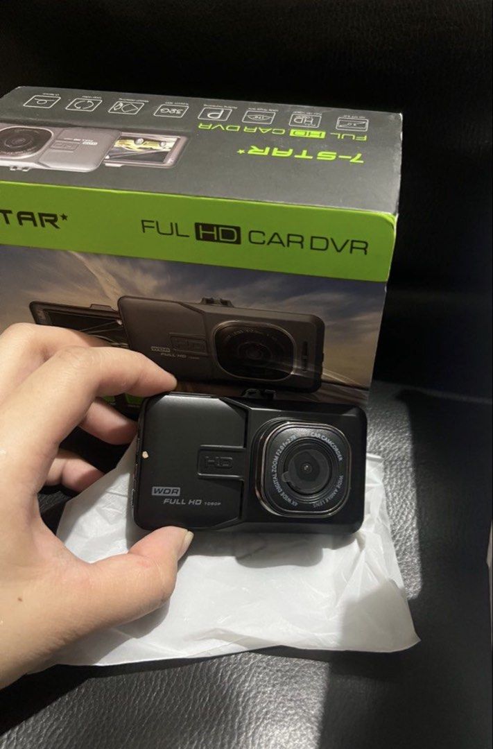 7-STAR FUll HD 1080P Car DVR Dashcam (Category: Audio, Video, Alarm and other Electronic Accessories) located in Manila. Submitted by honey.001 (Listing ID 1464684709, Image 2). Description: ⭐️Price is negotiable - 7-Star Full HD Car DVR - Records in crystal clear 1080P resolution - Wide angle lens for maximum coverage - All necessary cables included - Comes in original packaging - Essential for your car’s safety and security.