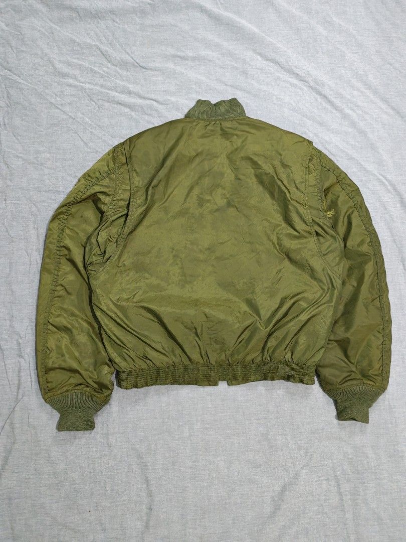 80s spiewak type G-8 wep naval aviator bomber jacket (Category: Coats, Jackets and Outerwear) located in Baguio. Submitted by used_clothing2600 (Listing ID 1464618194, Image 2). Description: 80s spiewak type G-8 wep naval aviator bomber jacket made in USA size small good condition pit to pit 23 length 24.5 shoulders 18.5 sleeve length 26.5 P 3,480.