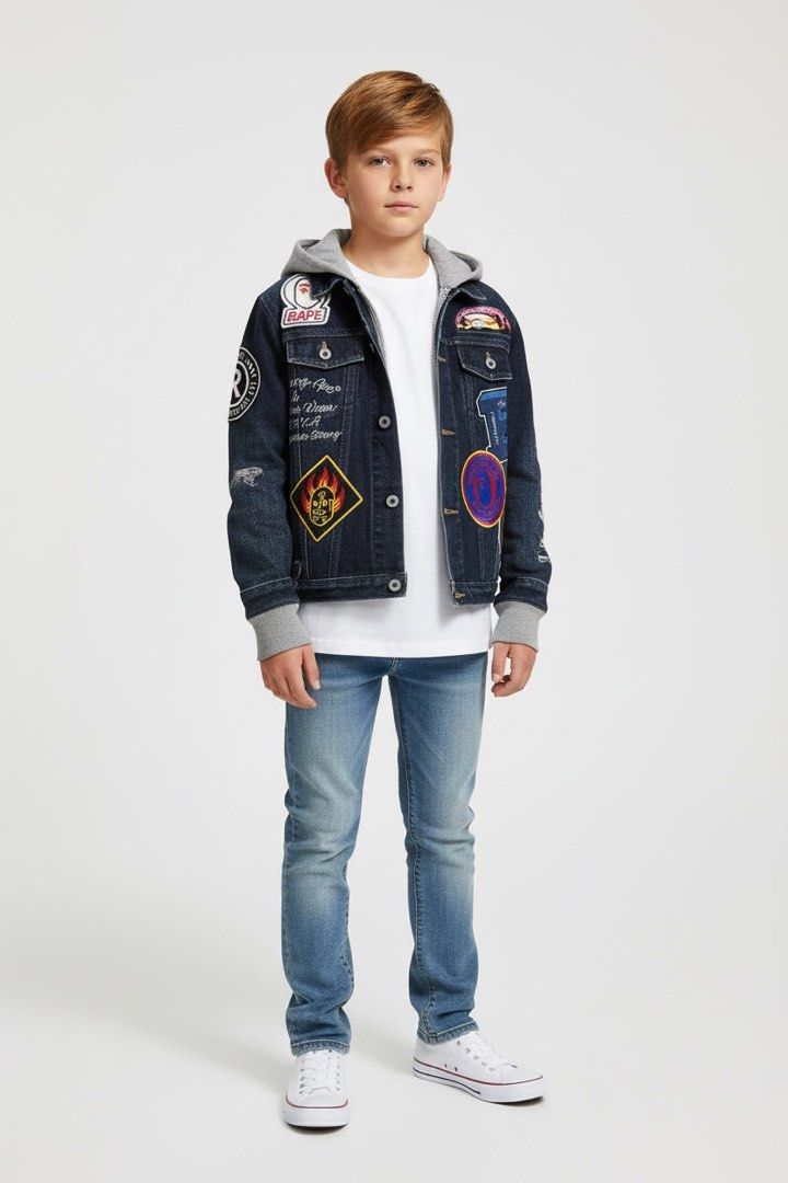 A Bathing Ape sweater (Category: Babies & Kids Fashion) located in Lipa City. Submitted by lifestyled (Listing ID 1464673691, Image 1). Description: A Bathing Ape sweater Size 150 Aa-17” L- 20.5” 💯 Authentic.