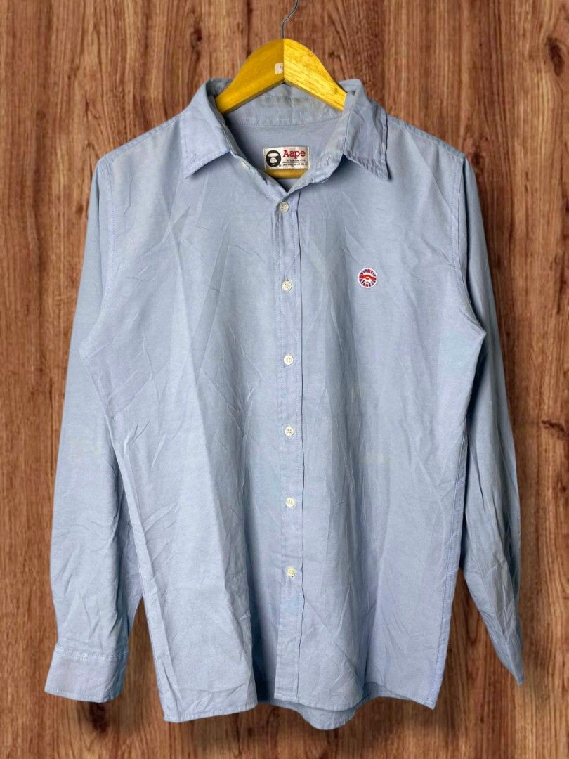 Aape button down longsleeves (Category: Formal Shirts) located in Rizal. Submitted by kassifllanto (Listing ID 1464585146, Image 1). Description: Authentic.