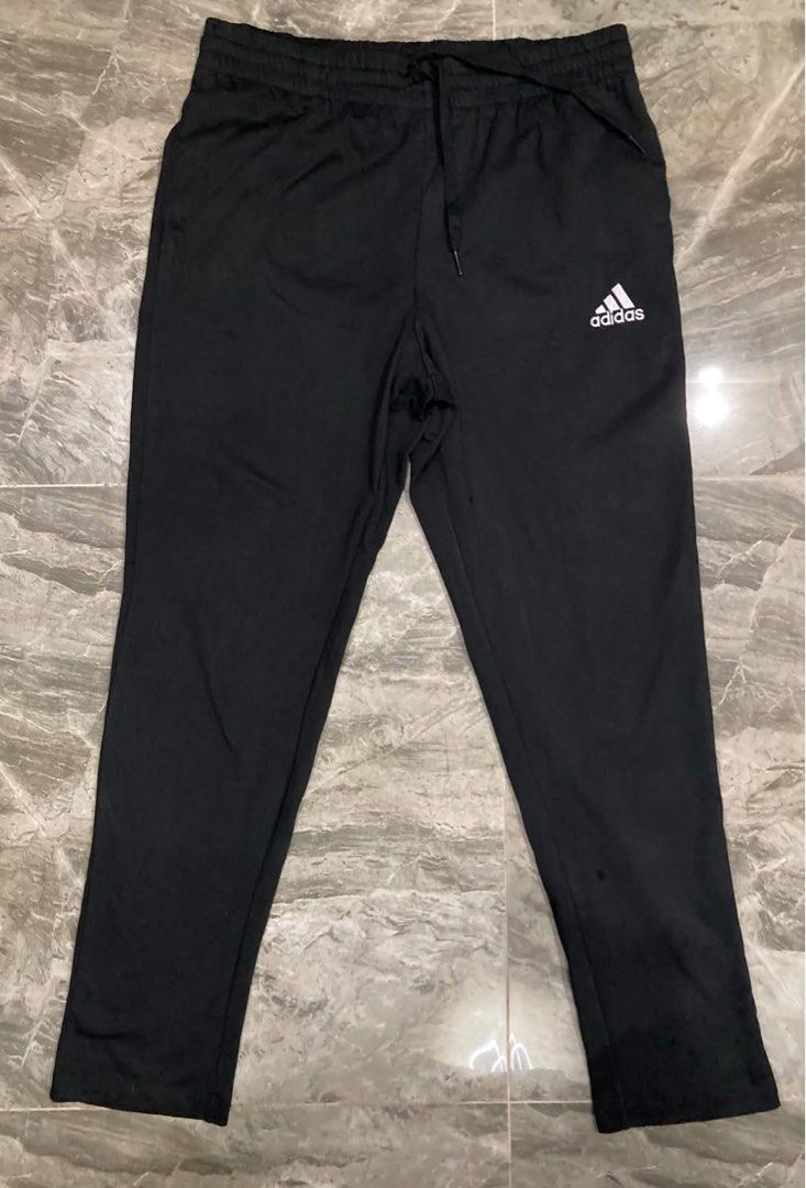 Adidas black athletic track pants (Category: Joggers) located in General Santos City (Dadiangas). Submitted by amorhesthrift (Listing ID 1464642857, Image 2). Description: black Adidas athletic track pants Xxl on tag W-34-36.