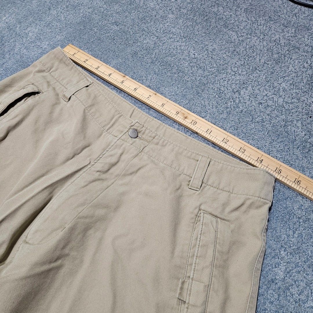 Adidas cargo convertible trousers (Category: Trousers) located in Baguio. Submitted by fadexquisite (Listing ID 1464593616, Image 3). Description: Adidas cargo convertible trousers Size med on tag Waist 30inch Length 40inch Rise 13inch Inseam 28inch Leg opening 8.5inch Excellent condition 700 plus ship fee.