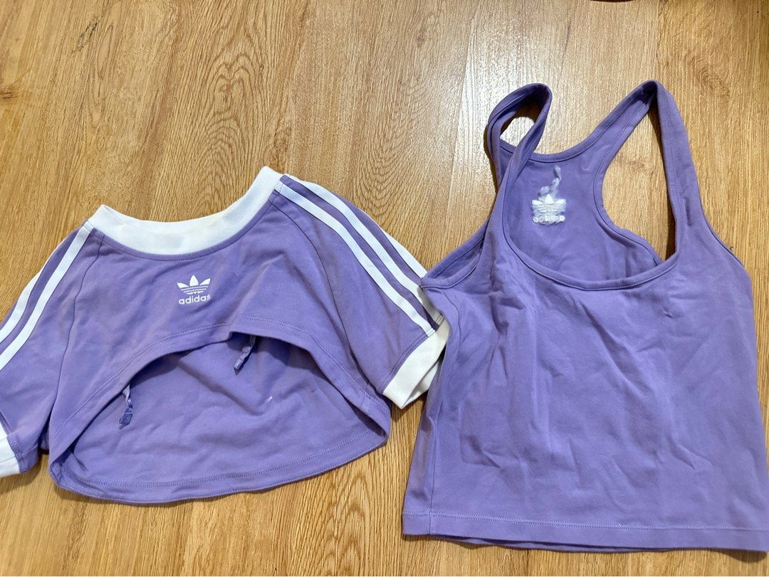 [ADIDAS] crop top with innerwear (Category: Others Tops) located in Cainta. Submitted by m4tchyyy (Listing ID 1464655855, Image 1). Description: 🍀 mode of payment: gcash or bdo 🍀 mode of delivery: j&t express, ggx, or same day delivery within metro manila feel free to inquire! 🩷.