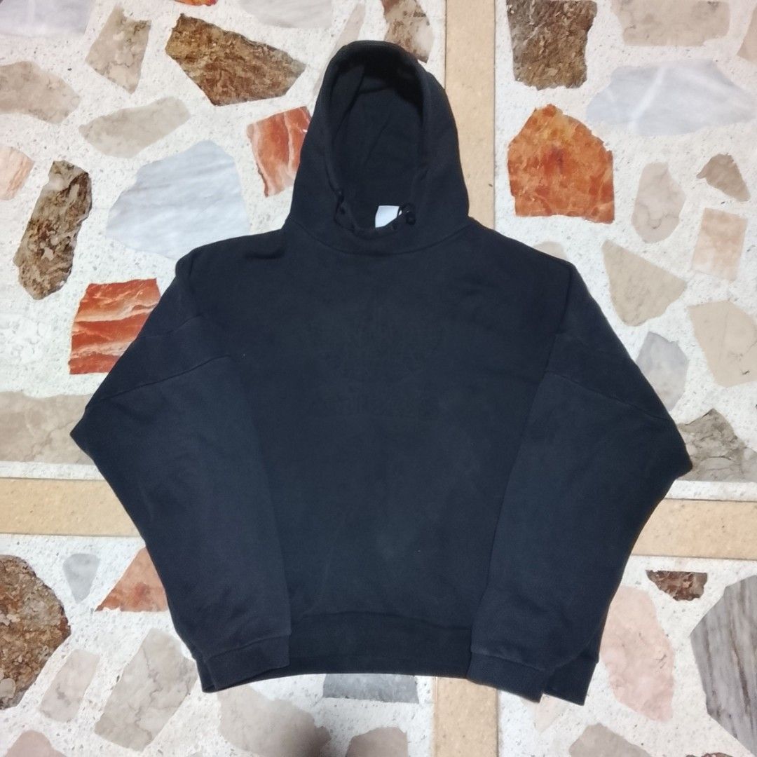 Adidas Debossed Originals Black Hooded Pullover Jacket (Category: Coats, Jackets and Outerwear) located in Binalonan. Submitted by drei67 (Listing ID 1461393149, Image 1). Description: no issues.