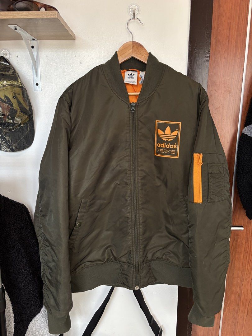 Adidas Graphic Bomber Jacket (Category: Coats, Jackets and Outerwear) located in Manila. Submitted by josh_trbs (Listing ID 1464648217, Image 1). Description: .