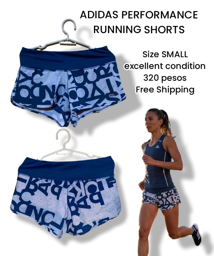 Adidas Performance Running Shorts Size Small (Category: Activewear) located in Meycauayan. Submitted by epicforest_231b9d (Listing ID 1464685988, Image 1). Description: - Adidas performance running shorts - Size: Small - Features a cool all-over graphic print - Climalite fabric for enhanced breathability - Elastic waistband for a comfortable and secure fit - Ideal for running, workouts, or any athletic activity.