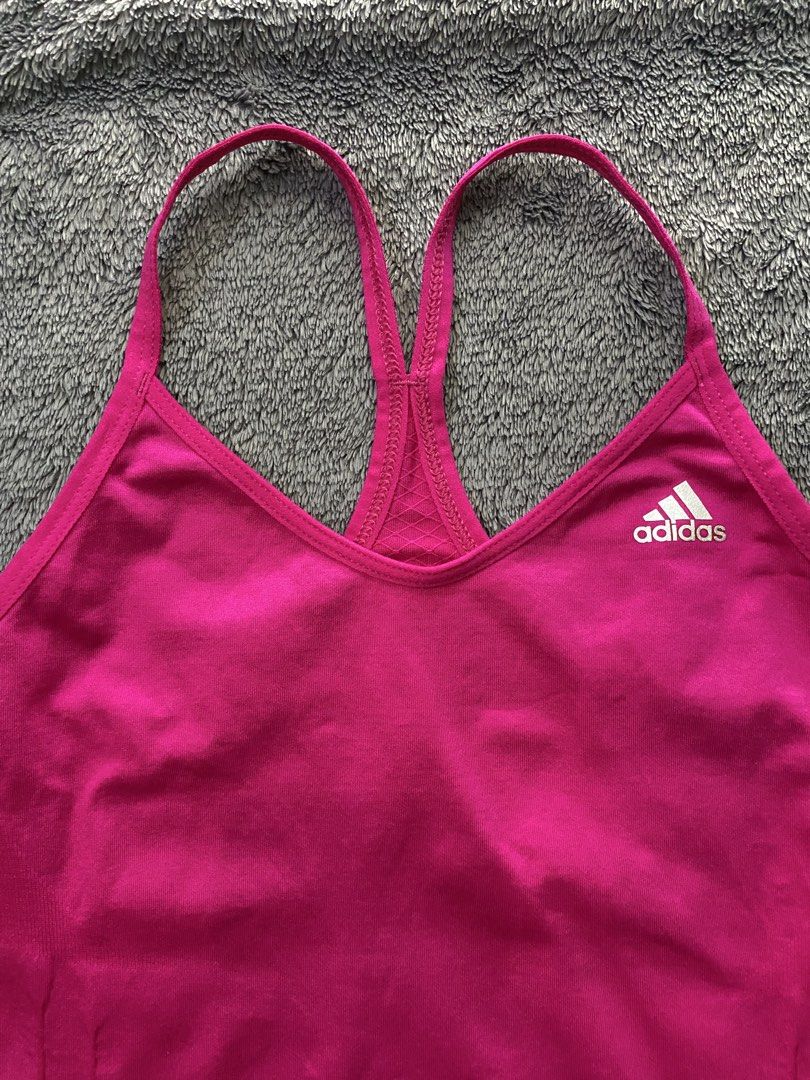 Adidas Tank Top Racerback (Category: Activewear) located in Cebu City. Submitted by markvoid (Listing ID 1464697377, Image 2). Description: Adidas Tank Top Racerback >Excellent Condition >Like New >No Flaws >Color Rate: 10/10 >Color May Vary Due To Light >Width: 12 >length: 18 >Size: Small >Price+SF >MOP: Gcash/Bank Transfer >Shipping: J&T Mandaue City.