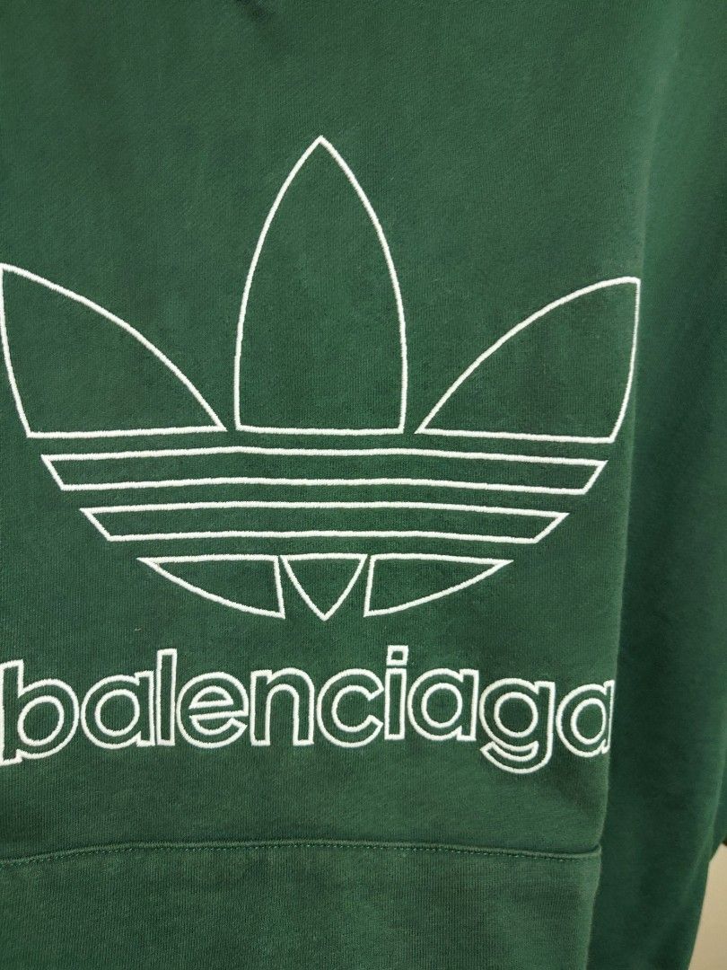 Adidas X Balenciaga (Category: Hoodies) located in Taytay. Submitted by GRIND720_II (Listing ID 1464730653, Image 3). Description: Adidas X Balenciaga Over size hoodie Over size Size 3 31 x 28 Excellent 2999.