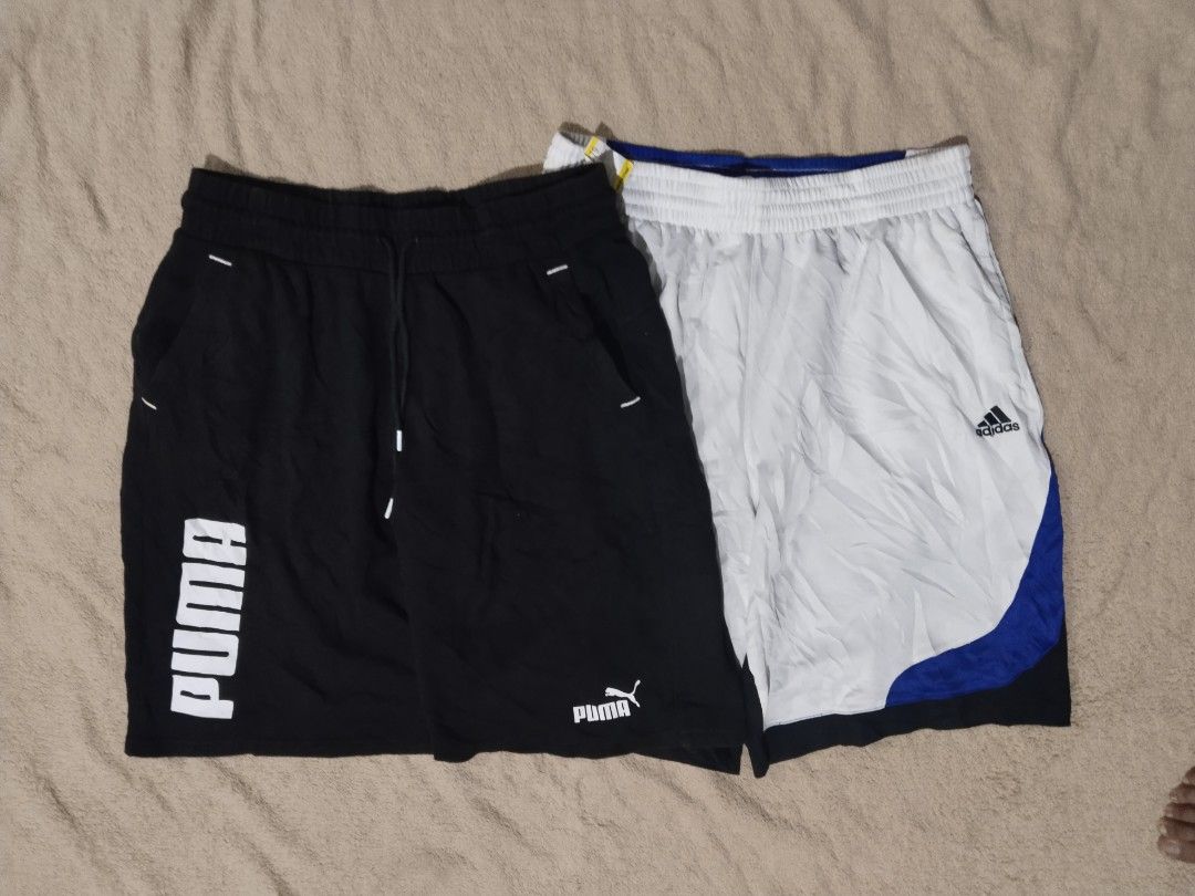 Adidas x Puma Aspack (Category: Shorts) located in Pili. Submitted by factordan.dbb1db (Listing ID 1464762025, Image 1). Description: both no issue.