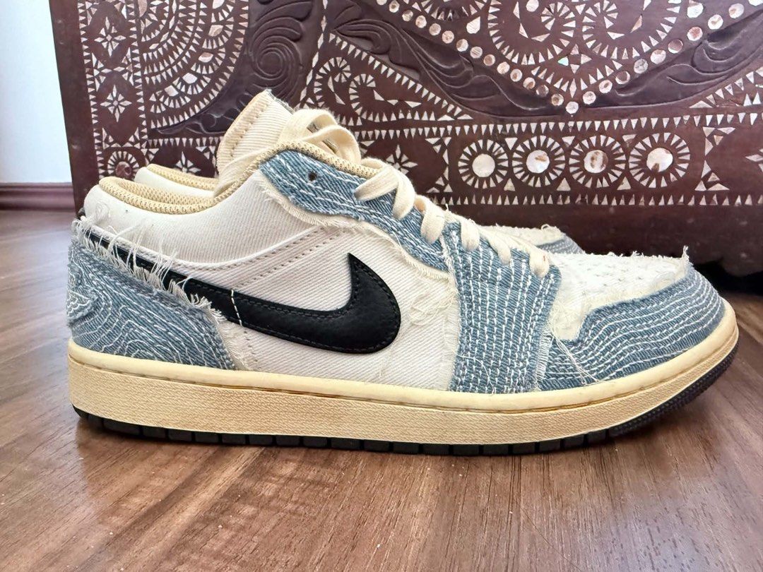 Air Jordan 1 Low SE (Sashiko) (Category: Casual Shoes) located in Manila. Submitted by tmtanaka (Listing ID 1464743207, Image 1). Description: Nike Air Jordan 1 Low SE Size: US Men’s 9 / EUR 42.5 Colorway: Ashen State/Black/Pale Ivory/Sesame Comes with: Original Jordan shoe box Style code: FN7807-493 RFS: Wrong size Negotiable for sure buyers only .