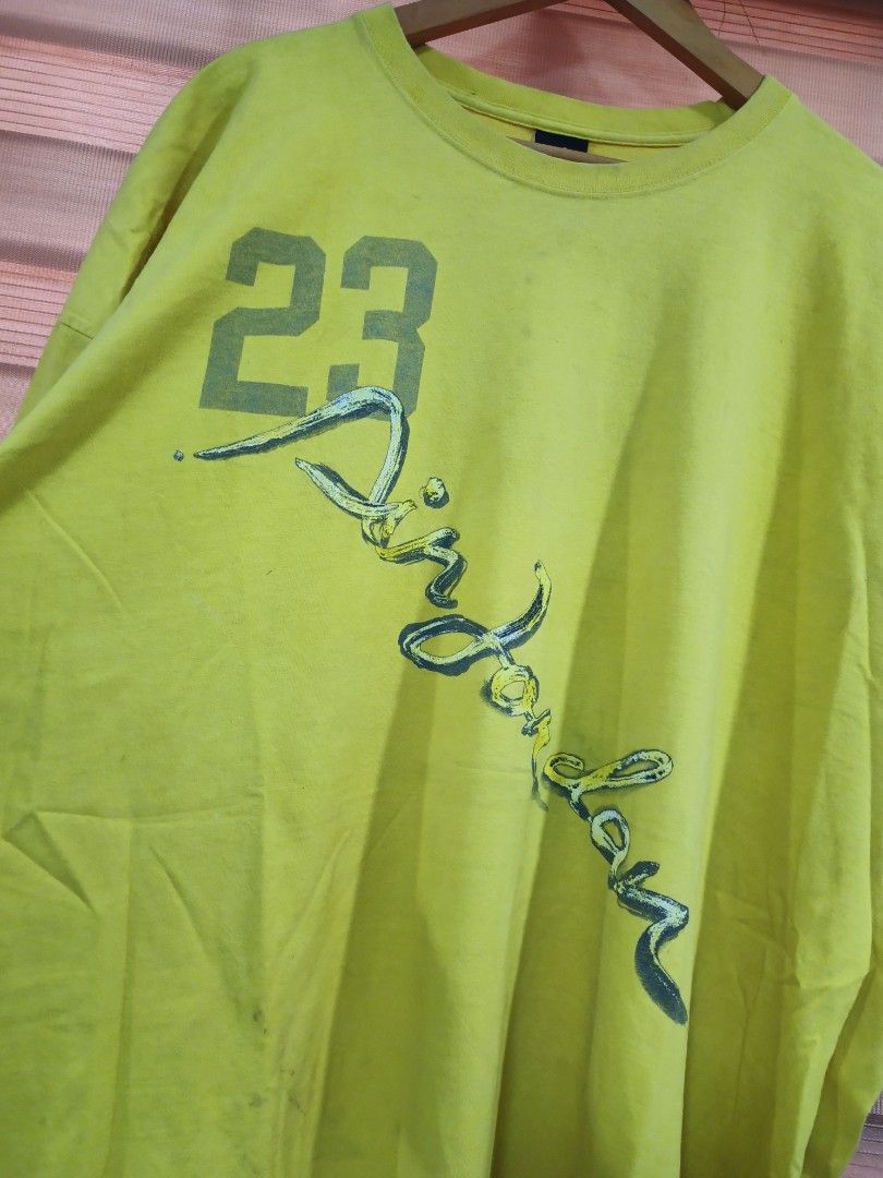 Air Jordan "23" Shirt (Category: Tshirts & Polo Shirts ) located in Cabuyao City. Submitted by dthrifts (Listing ID 1464734714, Image 2). Description: 30.5 W 34.5 L Authentic Stains (Needs Wash) Good Condition.