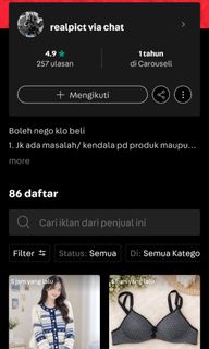 (Kategori: ) berada di . Dikirim oleh na_yi23 (ID iklan 1464743401, Gambar 1). Deskripsi: .