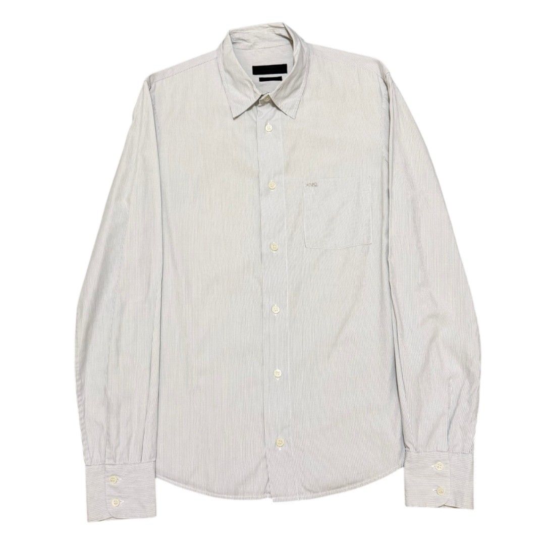 ALEXANDER MCQUEEN STRIPED BUTTON UP LONGSLEEVES SHIRT (Category: Formal Shirts) located in Dinalupihan. Submitted by aizzeestuffs (Listing ID 1464686706, Image 1). Description: Length:28" Width:19" Shoulder:16.5" Sleeves:26" Color may vary due to lighting. Pm for more Details. Old Money Luxury Designer..