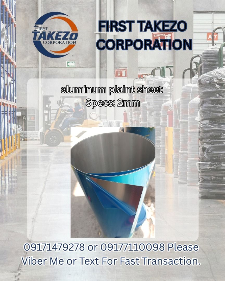 aluminum plaint sheet Specs: 2mm (Category: Everything Else Others) located in Manila. Submitted by joeyroque09 (Listing ID 1464646413, Image 1). Description: aluminum plaint sheet Specs: 2mm.
