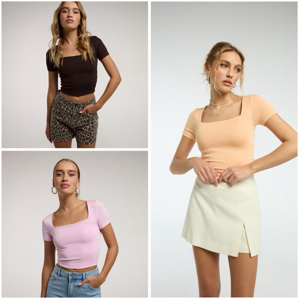 Amisu Square Neck Top (Category: Blouses) located in General Trias. Submitted by relove_closet8 (Listing ID 1464481007, Image 3). Description: • Washed and never used. • Super soft, stretchable, and lightweight ☁️. • Buyer handles shipping fee and book J&T or Lalamove only. • Payment first via bank transfer or e-wallet • No cancellation/return/refund of orders. 📍Lancaster, General Trias (Weekdays) 📍Las Piñas (Saturday & Sunday).