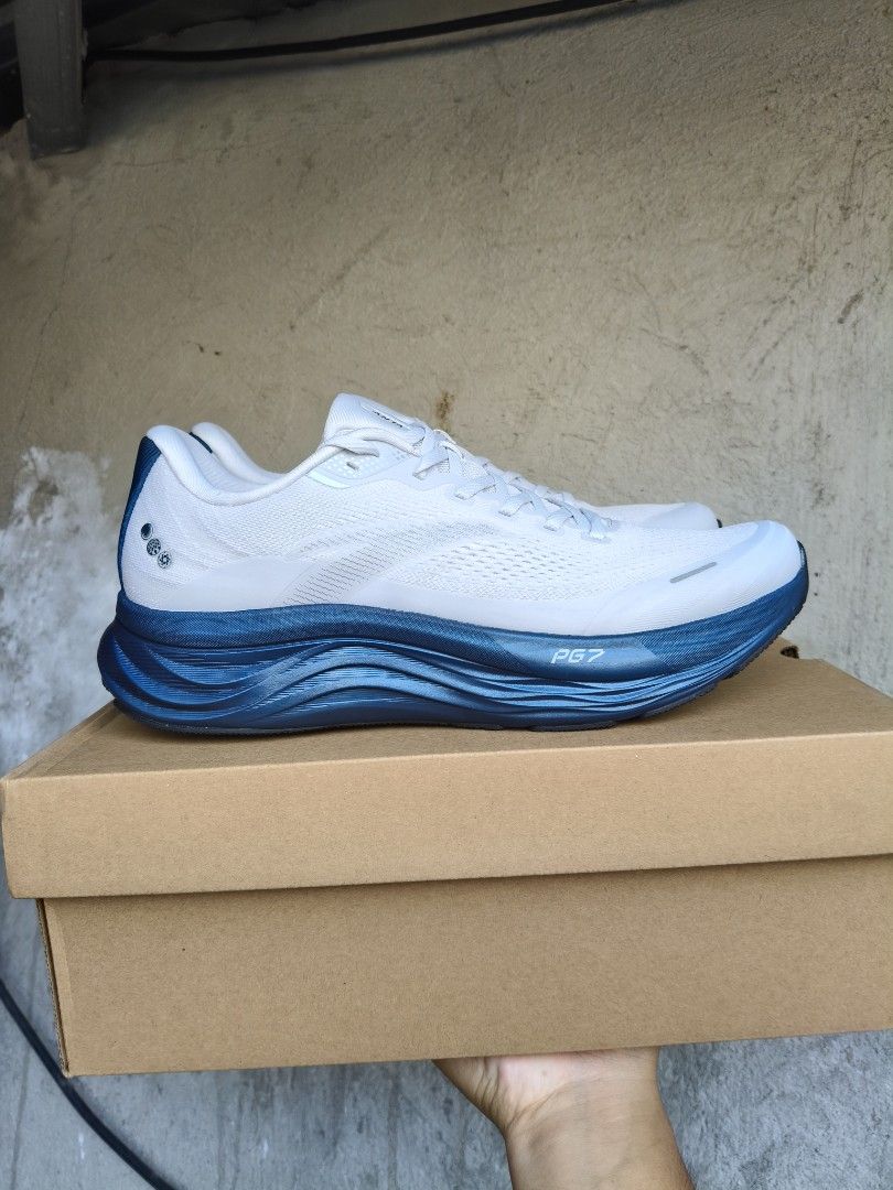 ANTA PG7 Running Shoes Grey Blue Orange (Category: Sneakers) located in Taguig. Submitted by ogeeel (Listing ID 1464701583, Image 1). Description: ANTA PG7 7 BRANDNEW BNEW/ORIGINAL WITH BOX AVAILABLE SIZE 9/9.5/11 ONLY 2200 YUNG ORANGE 2499 YUNG BLUE TAGUIG LOCATION.
